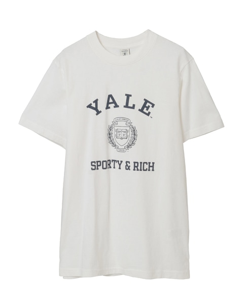【Sporty＆Rich/スポーティアンドリッチ】Veritas T-shirt 詳細画像 ホワイト 1