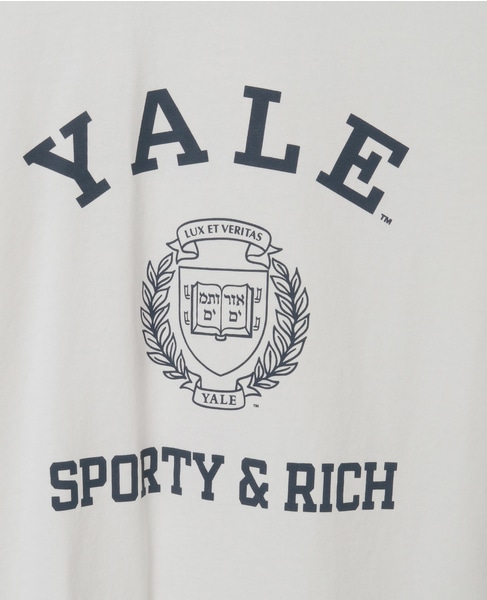 【Sporty＆Rich/スポーティアンドリッチ】Veritas T-shirt 詳細画像 ホワイト 6