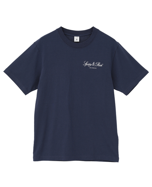 【Sporty＆Rich/スポーティアンドリッチ】Vendome LA Tshirtネイビー 詳細画像 ネイビー 1
