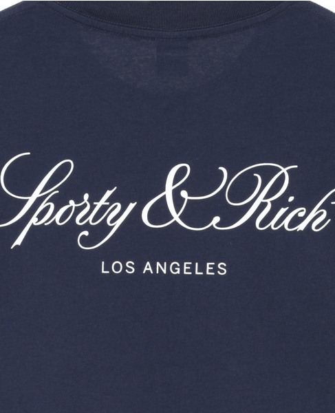 【Sporty＆Rich/スポーティアンドリッチ】Vendome LA Tshirtネイビー 詳細画像 ネイビー 6