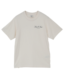 【Sporty＆Rich/スポーティアンドリッチ】Vendome LA Tshirtアイボリー