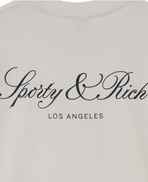 【Sporty＆Rich/スポーティアンドリッチ】Vendome LA Tshirtアイボリー 詳細画像 アイボリー 6