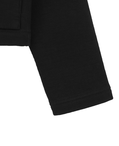 【AURALEE/オーラリー】SMOOTH SOFT BD SWEAT CARDIGAN 詳細画像 ブラック 4