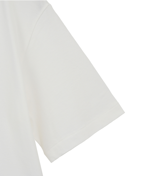 【AURALEE/オーラリー】HIGH GAUGE COTTON JERSEY TEE 詳細画像 ホワイト 4