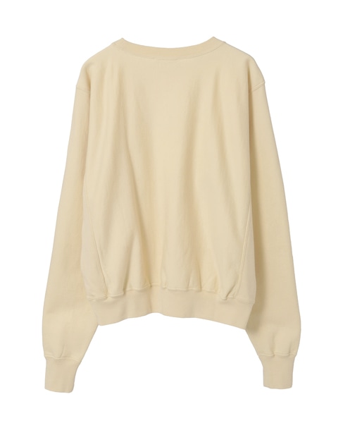 【AURALEE/オーラリー】*ELASTIC HIGH GAUGE SWEAT P/O 詳細画像 生成り 2