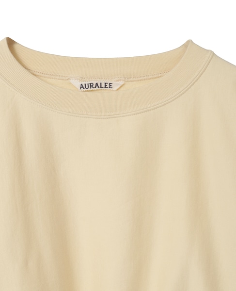 【AURALEE/オーラリー】*ELASTIC HIGH GAUGE SWEAT P/O 詳細画像 生成り 3