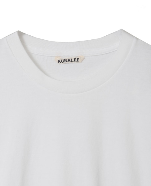 【AURALEE/オーラリー】*SEAMLESS CREW NECK TEE 詳細画像 ホワイト 3
