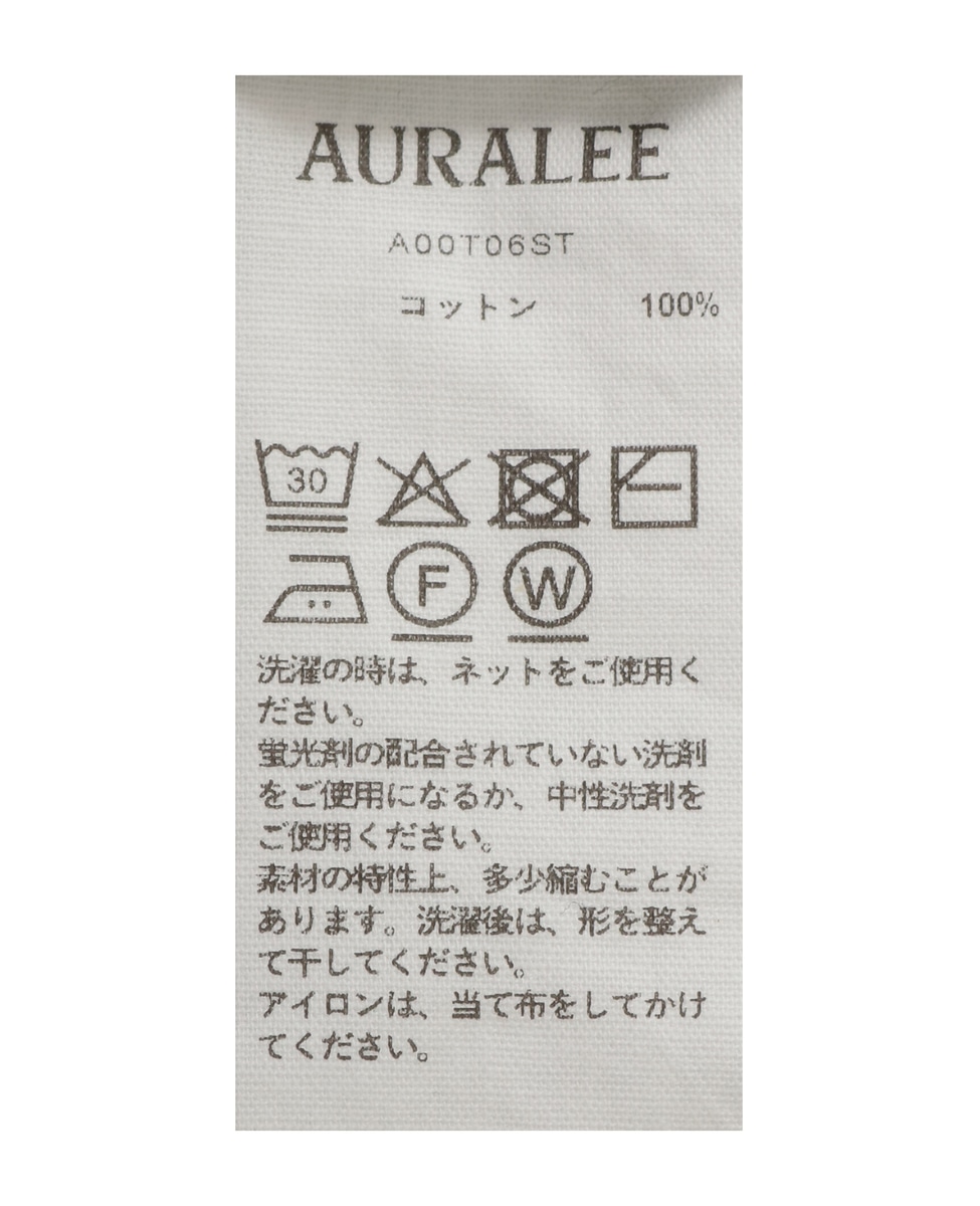 【AURALEE/オーラリー】*SEAMLESS CREW NECK SLEEVELESS 詳細画像 ブラック 5
