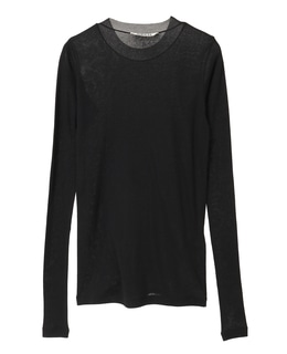 【AURALEE/オーラリー】*SUPER HIGH GAUGE SHEER RIB L/S TEE