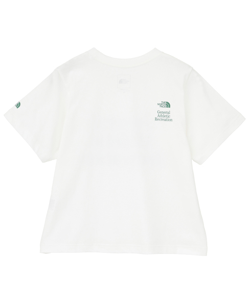 【THE NORTH FACE/ザ・ノース・フェイス】NT32666 GAR Typographic White S/S Tee 詳細画像 グリーン 2