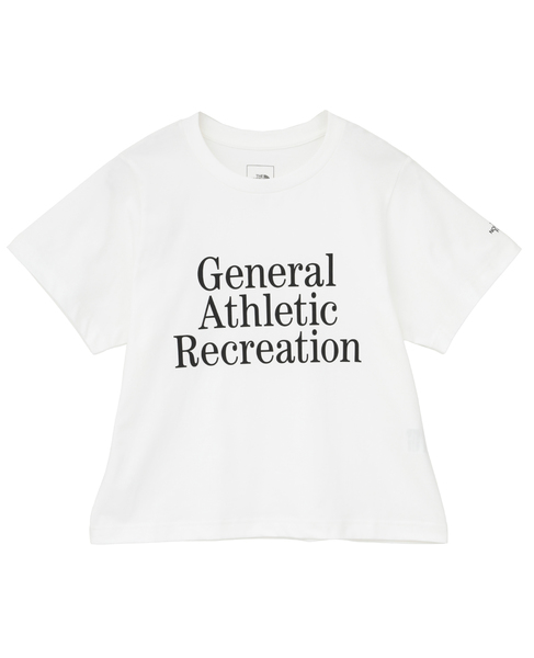 【THE NORTH FACE/ザ・ノース・フェイス】NT32666 GAR Typographic White S/S Tee 詳細画像 ブラック 1