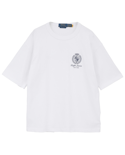 【POLO RALPH LAUREN/ポロラルフローレン】Relaxed Fit Heavyweight Logo T-shirt 詳細画像 ホワイト 1