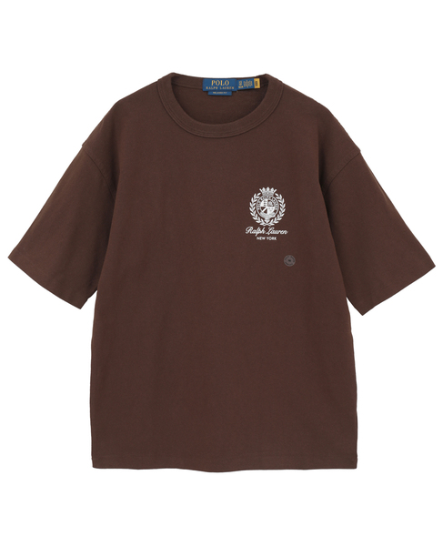 【POLO RALPH LAUREN/ポロラルフローレン】Relaxed Fit Heavyweight Logo T-shirt 詳細画像 ブラウン 1
