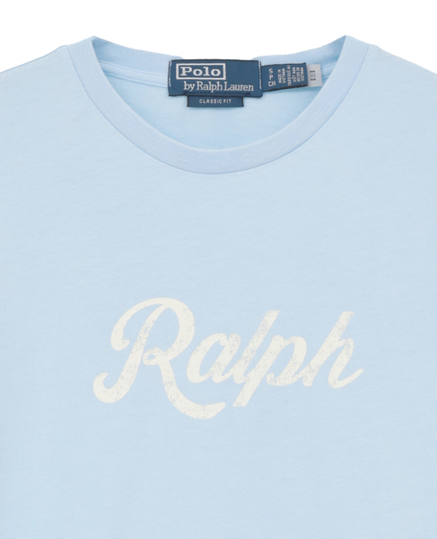 【POLO RALPH LAUREN/ポロラルフローレン】Classic Fit `Ralph`Logo T-Shirt 詳細画像 サックス 3