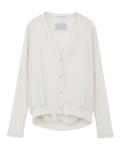 【COGTHEBIGSMOKE/コグザビッグスモーク】NADINE RAGLAN CARDIGAN 詳細画像 ライトグレー 1