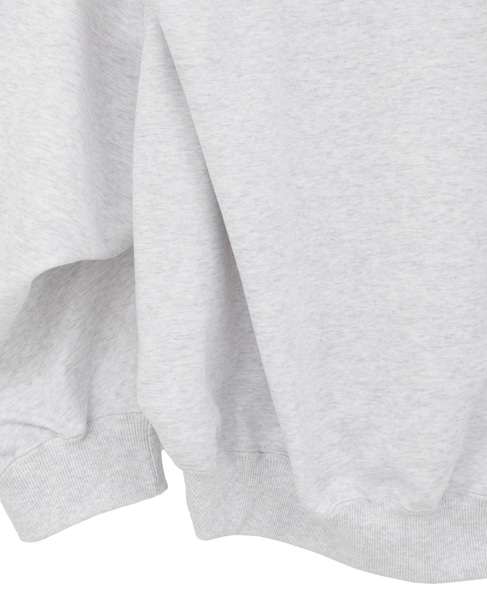【COGTHEBIGSMOKE/コグザビッグスモーク】LEILA WIDE CUFF SWEAT SHIRT 詳細画像 ライトグレー 4