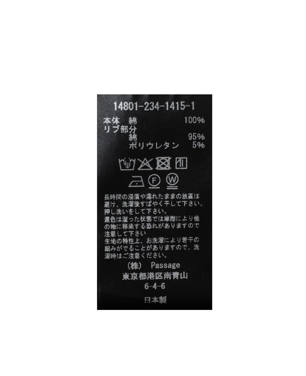 【COGTHEBIGSMOKE/コグザビッグスモーク】NICOLETTE BORERO HOODY 詳細画像 ブラック 5