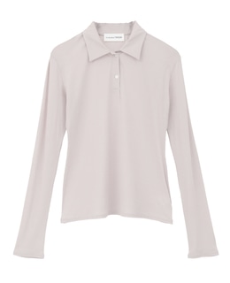 【TU ES MON TRESOR /トゥ エ モン トレゾア】Long-Sleeve Polo Shirt