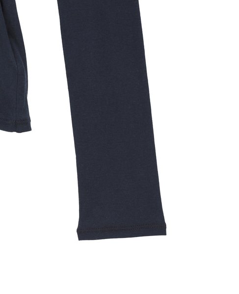 【TU ES MON TRESOR /トゥ エ モン トレゾア】Long-Sleeve Polo Shirt 詳細画像 ネイビー 4