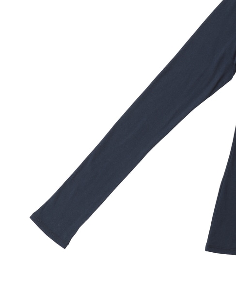 【TU ES MON TRESOR /トゥ エ モン トレゾア】Long-Sleeve Polo Shirt 詳細画像 ネイビー 6