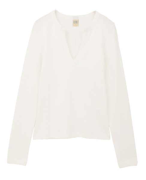 【FLORE FLORE /フローレフローレ】IMAN LONGSLEEVE 詳細画像 ホワイト 1