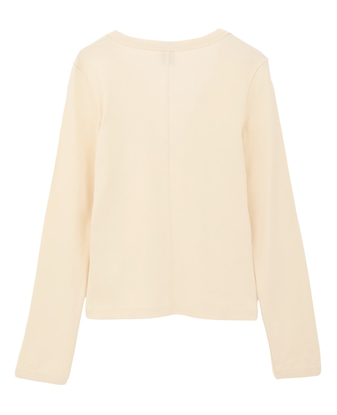 【FLORE FLORE /フローレフローレ】IMAN LONGSLEEVE 詳細画像 生成り 2