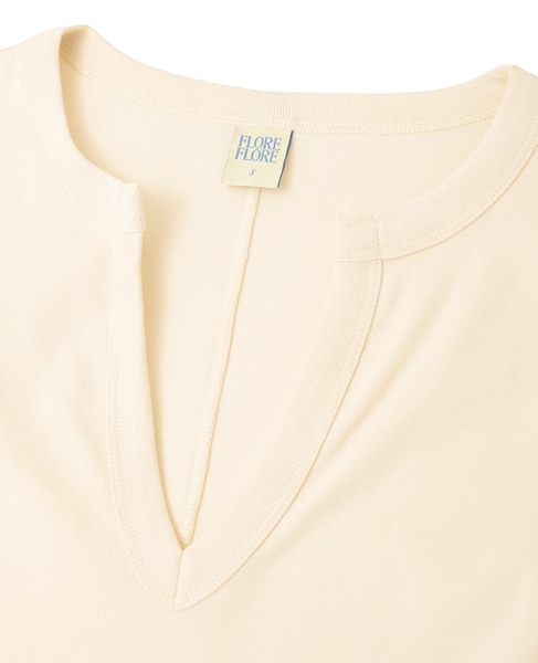 【FLORE FLORE /フローレフローレ】IMAN LONGSLEEVE 詳細画像 生成り 5