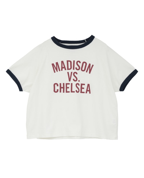 【MADISONBLUE/マディソンブルー】H/S RINGER TEE 詳細画像 ホワイト 1
