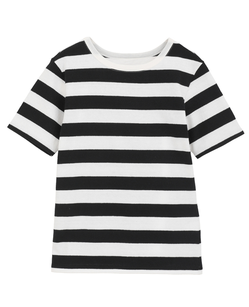 【MADISONBLUE/マディソンブルー】CREWNECK TEE COTTON BORDER 詳細画像 ボーダー 1