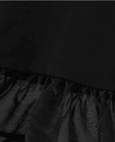 【Cecilie Bahnsen /セシリー・バンセン】CBDAVID T-SHIRT JERSEY 詳細画像 ブラック 6