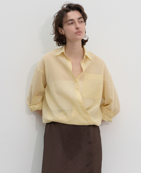 アキハボイル2WAYシャツ 詳細画像 イエロー 1
