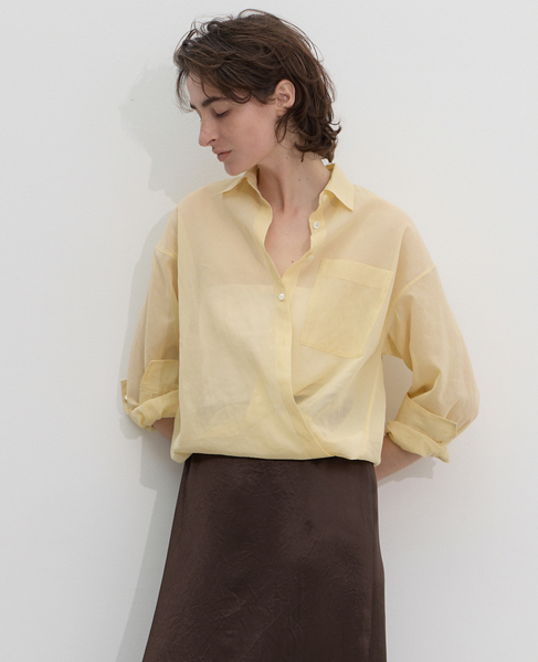 アキハボイル2WAYシャツ 詳細画像 イエロー 2