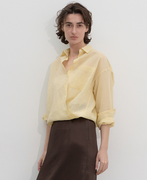 アキハボイル2WAYシャツ 詳細画像 イエロー 3