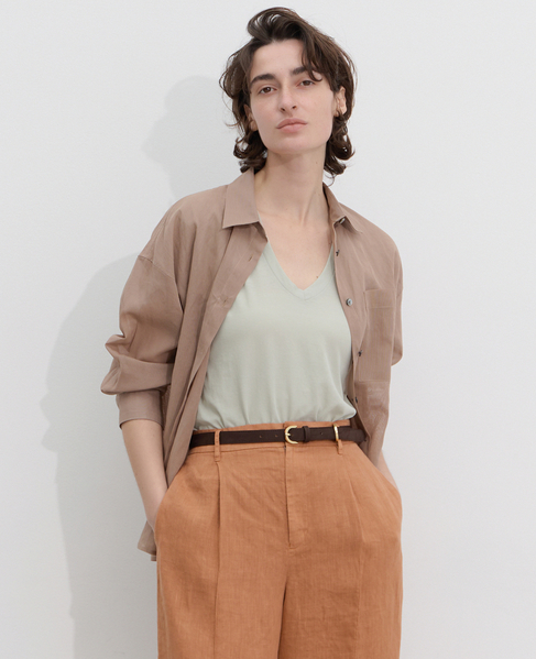 アキハボイル2WAYシャツ 詳細画像 モカ 2