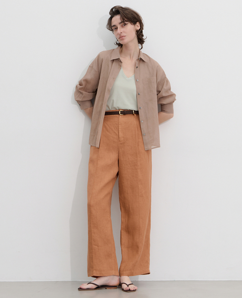 アキハボイル2WAYシャツ 詳細画像 モカ 5