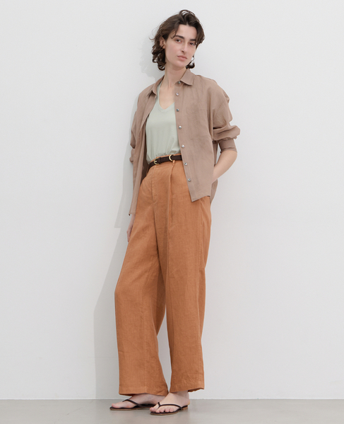 アキハボイル2WAYシャツ 詳細画像 モカ 6