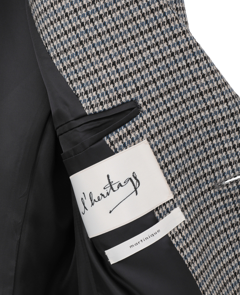 【l&rsquo;heritage martinique/レリタージュ マルティニーク】ツイードシングルブレストジャケット 詳細画像 チェック 8