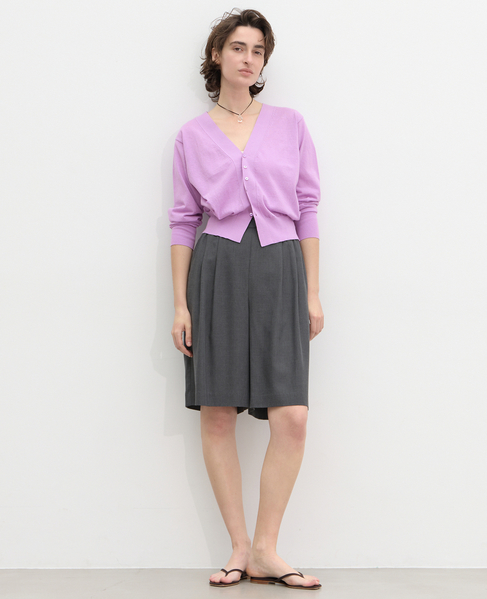 タックゴムショートパンツ 詳細画像 チャコールグレー 5