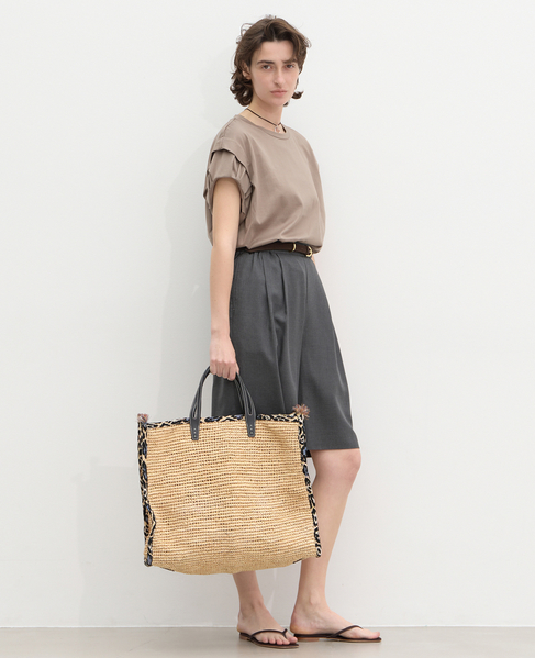 タックゴムショートパンツ 詳細画像 チャコールグレー 7