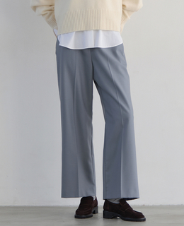 バックゴムストレートパンツ