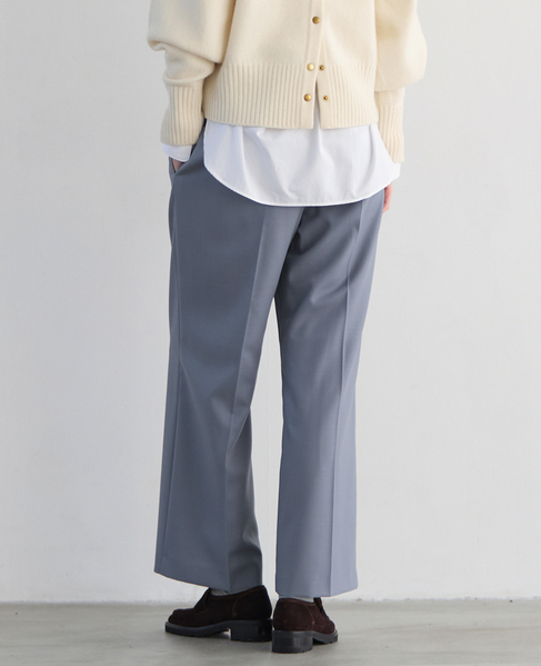 バックゴムストレートパンツ 詳細画像 ブルー 3
