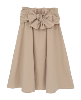 ウエストリボンフレアスカート