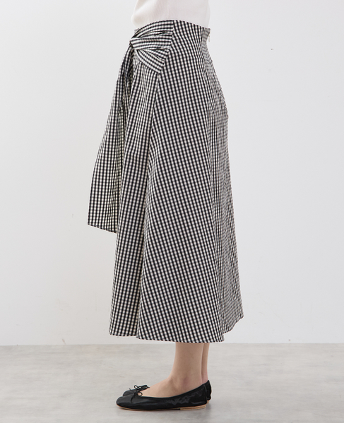 ウエストリボンフレアスカート 詳細画像 ギンガム 8