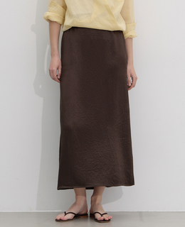 ヴィンテージライクサテンロングスカート