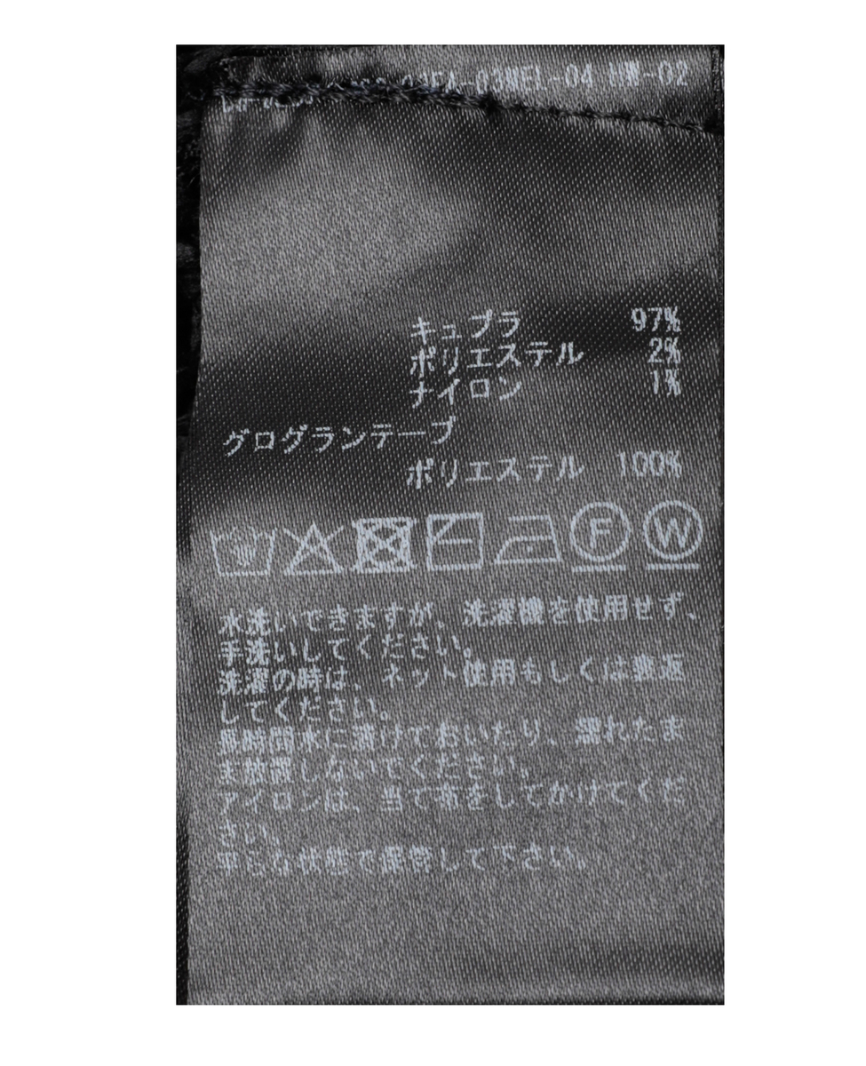 【l&rsquo;heritage martinique/レリタージュ マルティニーク】キュプラテープクルーネックカーディガン 詳細画像 ブラック 13