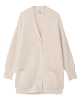 【l’heritage martinique/レリタージュ マルティニーク】FOXカシミヤロングカーディガン