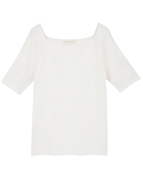 ワイドスクエアネックプルオーバー 詳細画像 ホワイト 1