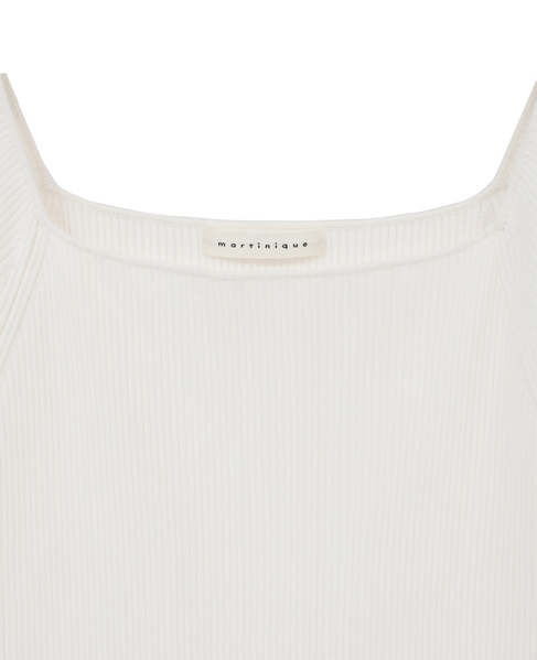 ワイドスクエアネックプルオーバー 詳細画像 ホワイト 3