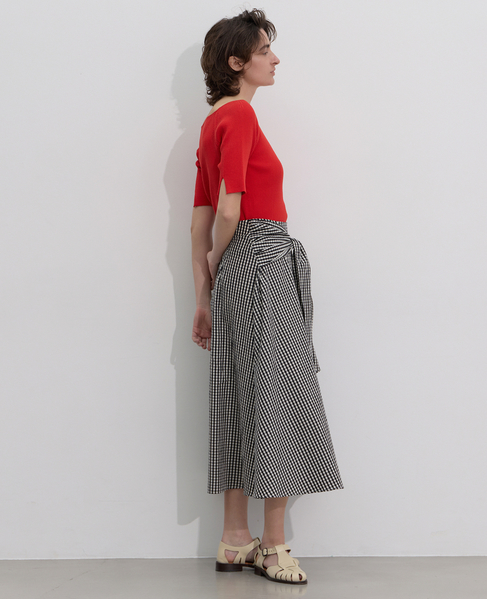 ワイドスクエアネックプルオーバー 詳細画像 レッド 8