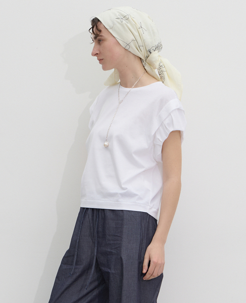 パフスリーブプルオーバー 詳細画像 ホワイト 2